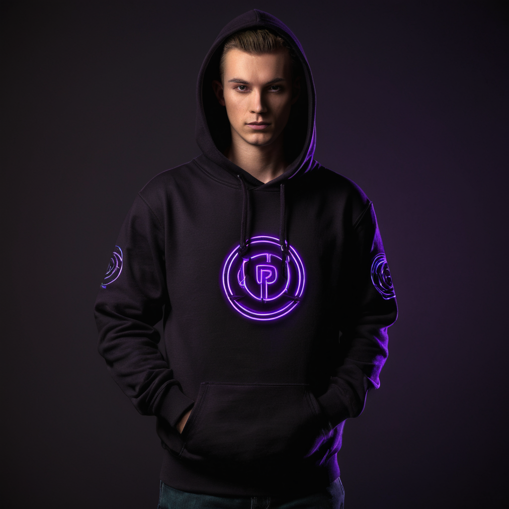 ANDRA NETWORK — Logo Hoodie (Black)